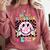 In My 1st Grade Era Smile Face Back To School Teacher Kid Comfort Colors Sweatshirt Crimson