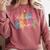 2nd Second Grade Dream Team Teacher First Day Back To School Comfort Colors Sweatshirt Crimson