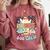 3rd Grade Boo Crew Third Grade Halloween Costume Teacher Kid Comfort Colors Sweatshirt Crimson