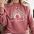 4K Squad Crew Team Teacher Kindergarten Kinder Elementary Comfort Colors Sweatshirt Crimson