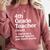 4th Grade Teacher Definition Back To School First Day Comfort Colors Sweatshirt Crimson