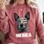 4th July Blue Heeler Dog Merica Patriotic USA Flag Cute Comfort Colors Sweatshirt Crimson