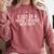 5 Out Of 4 People Struggle With Math Math Teacher Men Comfort Colors Sweatshirt Crimson