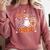 5th Grade Boo Crew Halloween Teachers Students Comfort Colors Sweatshirt Crimson