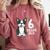 6 Years Old Birthday Boston Terrier Dog Lover 6th Party Kid Comfort Colors Sweatshirt Crimson