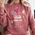 60 Year Old Math Teacher Square Root Of 3600 60th Birthday Comfort Colors Sweatshirt Crimson