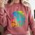 67 Meme PEMDAS Elementary Math Teacher Six Seven Comfort Colors Sweatshirt Crimson