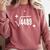 67 Meme Square Root 4489 Slang Math Teacher Men Women Comfort Colors Sweatshirt Crimson