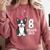 8 Years Old Birthday Boston Terrier Dog Lover 8th Party Kid Comfort Colors Sweatshirt Crimson