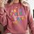 ABC Elemeno Kindergarten Teacher Boy Girl Kid Back To School Comfort Colors Sweatshirt Crimson