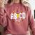 ABCD The Teacher Tour Last Day Of School Rockin' Teacher Comfort Colors Sweatshirt Crimson