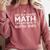 The Answer Is Adaptive Sports Math Teacher Student Men Women Kids Comfort Colors Sweatshirt Crimson The Answer Is Adaptive Sports Math Teacher Student Men Women Kids Comfort Colors Sweatshirt Crimson