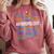 Anthropology Words Anthropologist Teacher Comfort Colors Sweatshirt Crimson