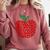 Apple Dot Pattern Art Teacher Appreciation Men Women Humor Comfort Colors Sweatshirt Crimson Apple Dot Pattern Art Teacher Appreciation Men Women Humor Comfort Colors Sweatshirt Crimson