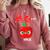 A Is For Apple Pre-K Kindergarten Teacher Student Comfort Colors Sweatshirt Crimson