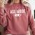 ASL Mode Sign Language Deaf ASL Teacher Comfort Colors Sweatshirt Crimson