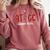 ATGC Teacher Student Biology Comfort Colors Sweatshirt Crimson