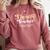 Theatre Teacher Back To School Essential Must Have Comfort Colors Sweatshirt Crimson