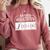 Avoid Negativity Math Teacher Comfort Colors Sweatshirt Crimson