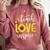 Back To School Teach Love And Inspire Teacher Sunflower Comfort Colors Sweatshirt Crimson