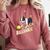 Ballaholic Boston Terrier Dog Chasing Bostie Ball Comfort Colors Sweatshirt Crimson