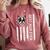 Best Boston Terrier Dog Mom Ever USA Flag For Men Women Kids Comfort Colors Sweatshirt Crimson