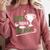 Best Teacher By Par Golf Golfer Comfort Colors Sweatshirt Crimson