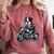 Biker Boston Terrier Dog Riding Motorbike Comfort Colors Sweatshirt Crimson