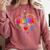 Bilingues Dream Team Dual Language Bilingual Crew Teacher Comfort Colors Sweatshirt Crimson Bilingues Dream Team Dual Language Bilingual Crew Teacher Comfort Colors Sweatshirt Crimson
