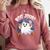 Boo Jour Ghost Halloween French Teacher Cute Coffe Croissant Comfort Colors Sweatshirt Crimson Boo Jour Ghost Halloween French Teacher Cute Coffe Croissant Comfort Colors Sweatshirt Crimson