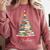 All Booked For Christmas Xmas Tree Teacher Holiday Pajamas Comfort Colors Sweatshirt Crimson All Booked For Christmas Xmas Tree Teacher Holiday Pajamas Comfort Colors Sweatshirt Crimson