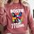 Boston Terrier Bostie Dog Breed Pet Bostie Mom Comfort Colors Sweatshirt Crimson