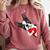 Boston Terrier Bostie Dog Kids Women Girls Comfort Colors Sweatshirt Crimson