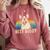 Boston Terrier Boston-Bulldog Comfort Colors Sweatshirt Crimson