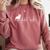Boston Terrier Boston-Bulldog For Men Women Kids Comfort Colors Sweatshirt Crimson