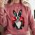 Boston Terrier Boxing Comfort Colors Sweatshirt Crimson