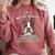 Boston Terrier Brindle Dog Professional Human Trainer Comfort Colors Sweatshirt Crimson