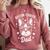 Boston Terrier Dad Boston Terrier Comfort Colors Sweatshirt Crimson