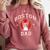 Boston Terrier Dad Dog Father For Men Women Kids Comfort Colors Sweatshirt Crimson