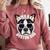 Boston Terrier Dad Father’s Day Dog Dad Men’s Comfort Colors Sweatshirt Crimson