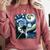 Boston Terrier Dog Art Van Gogh Starry Night Boston Terrier Comfort Colors Sweatshirt Crimson