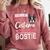 Boston Terrier Dog Bostie Halloween Costume Dog For Kids Comfort Colors Sweatshirt Crimson