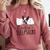 Boston Terrier Dog Lovers Sleepshirt Apparel Men Women Comfort Colors Sweatshirt Crimson