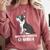 Boston Terrier Dog Owner Grandma Comfort Colors Sweatshirt Crimson