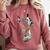 Boston Terrier Dog Graphic Pet Art Boston Terrier For Men Women Kids Comfort Colors Sweatshirt Crimson