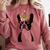 Boston Terrier Dog Wearing Crown For Men Women Girls Kids Comfort Colors Sweatshirt Crimson