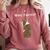 Boston Terrier Who Farted Comfort Colors Sweatshirt Crimson