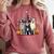 Boston Terrier Halloween Costume Mummy Witch Ghost Dog Lover For Men Women Kids Comfort Colors Sweatshirt Crimson