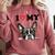 Boston Terrier I Heart My Dog Dog Lover Comfort Colors Sweatshirt Crimson