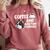 Boston Terrier Lover Coffee And Boston Terriers Comfort Colors Sweatshirt Crimson